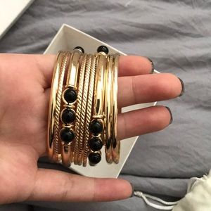Gold bangles